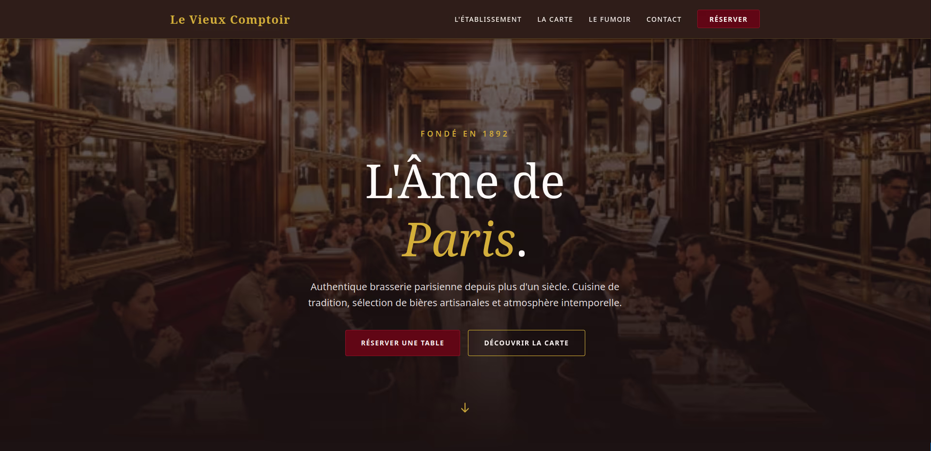 Le vieux comptoir